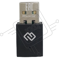 Сетевой адаптер WiFi Digma DWA-N300C N300 USB 2.0 (ант.внутр.) 1ант. (упак.:1шт)