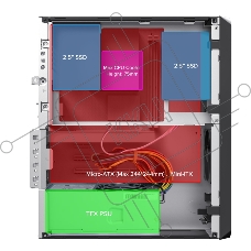 Компьютерный корпус Foxline FL-1004-TFX230B-85