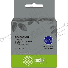 Этикетки Cactus CS-LW-99012 сег.:89x36мм черный белый 260шт/рул Dymo Label Writer 450/4XL