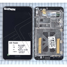 Модуль (матрица + тачскрин) для Asus FonePad 7 FE375CXG черный с рамкой