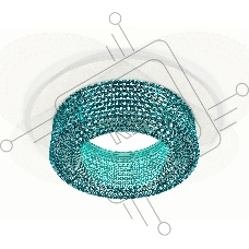 Комплект встраиваемого светильника Ambrella light XC7621023 SWH/BL белый песок/голубой MR16 GU5.3 (C7621, N7194)