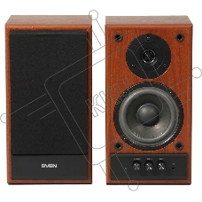 Колонки Sven SPS-702 2.0 коричневый/орех 40Вт