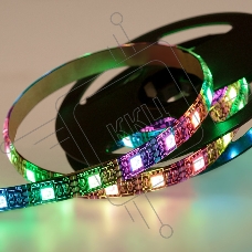 LED лента с USB коннектором 5 В, 10 мм, IP65, SMD 5050, 60 LED/m, цвет свечения RGB