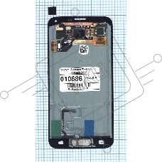 Дисплей для Samsung Galaxy S5 SM-G900H черный с кнопкой home