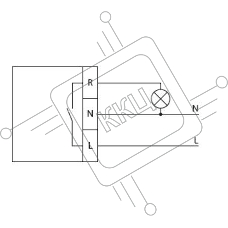 Фотореле AWZ (встроен. фотодатчик монтаж на плоскость 230В 16А 1 НО IP65) F&F EA01.001.003