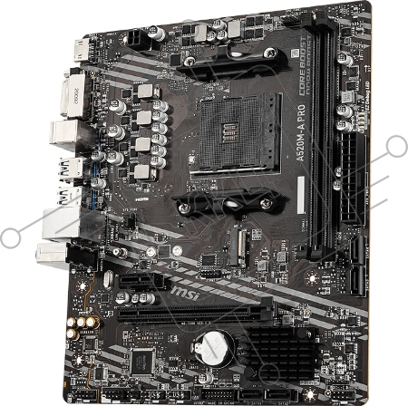 Материнская плата MSI A520M-A PRO Soc-AM4 AMD A520 2xDDR4 mATX AC`97 8ch(7.1) GbLAN RAID+DVI+HDMI