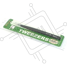 Пинцет Vetus ESD-12 антимагнитный, прямой, черный 135 мм