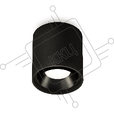 Светильник Ambrella Light XS7723002 SBK/PBK черный песок/черный полированный MR16 GU5.3 (C7723, N7031)