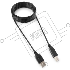 Кабель Гарнизон Кабель USB 2.0, AM/BM, 3м, пакет (GCC-USB2-AMBM-3M)
