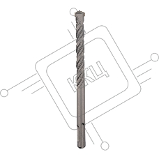 Бур по бетону 12x160x100 мм SDS PLUS Kranz