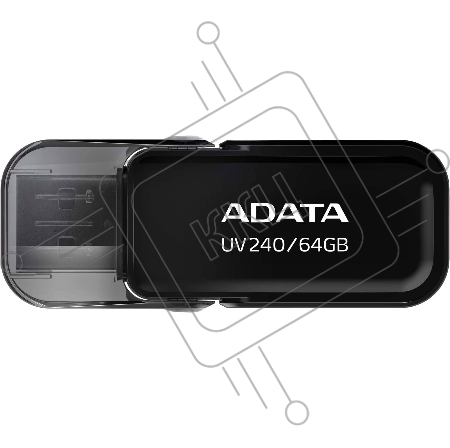 Флеш диск 64GB ADATA UV240, USB 2.0, Черный