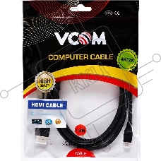 Кабель HDMI-19M --MicroHDMI-19M ver 2.0 1.8m VCOM <CG587-1.8M>
