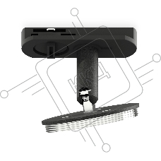 Крепеж трековый A2537 SBK черный песок D70*H66mm (для корпуса D70mm)