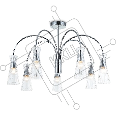 Люстра Ambrella light LH55653/7 СH/CL хром/прозрачный E14*7 max 40W D745*460