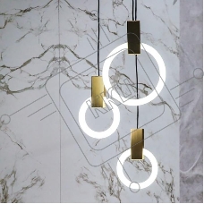 Светильник подвесной Halo Gold, 20 см