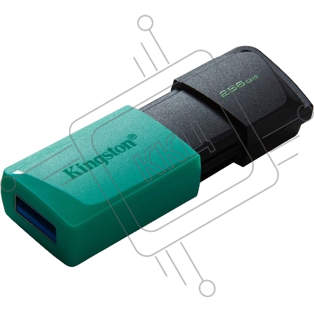 Флеш Диск Kingston 256Gb DataTraveler DTXM DTXM/256GB USB3.2 черный/зеленый