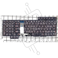Клавиатура для ноутбука Asus GX700 черная