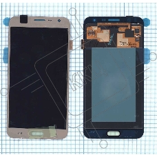 Дисплей для Samsung Galaxy J7 SM-J700H золотистый