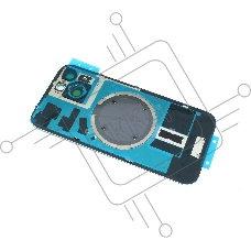 Задняя крышка (стекло) для iPhone 15 (A3090) в сборе со стеклом камеры зеленая