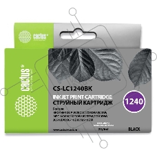 Картридж струйный Cactus CS-LC1240BK черный (24 мл) для Brother MFC-J6510/6910DW