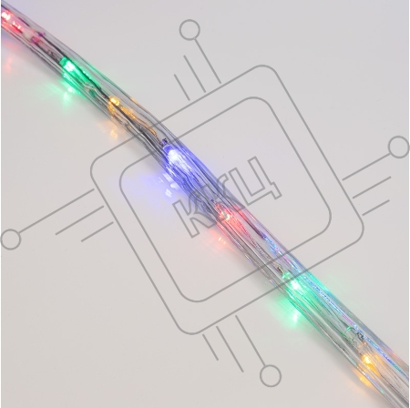 Дюралайт LED, свечение с динамикой (3W), 24 LED/м, МУЛЬТИ (RYGB), 6м