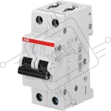 Выключатель автоматический модульный 2п C 63А 6кА S202 ABB 2CDS252001R0634