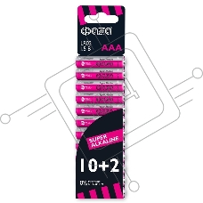 Элемент питания алкалиновый LR03 Super Alkaline SBL-10+2 (уп.12шт) ФАZА 2854612