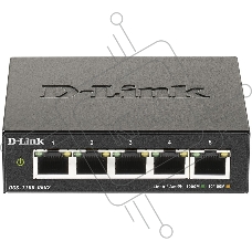 Коммутатор D-Link DGS-1100-05V2/A1A, L2 Smart Switch with 5 10/100/1000Base-T ports.8K Mac address, 802.3x Flow Control, Port Trunking, Port Mirroring, IGMP Snooping, 32 of 802.1Q VLAN, VID range 1-4094, Loopba