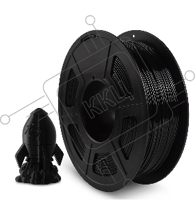 Филамент NVPRINT PETG Black для 3D печати диаметр 1.75мм  длина 330 метров  масса 1 кг