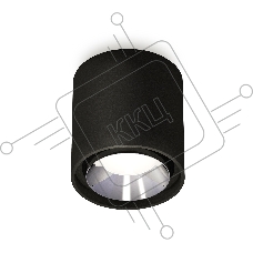Светильник Ambrella Light XS7723003 SBK/PSL черный песок/серебро полированное MR16 GU5.3 (C7723, N7032)