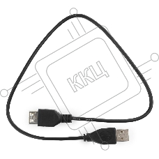 Кабель удлинитель  Гарнизон  USB 2.0, AM/AF, 0.5м, пакет (GCC-USB2-AMAF-0.5M)