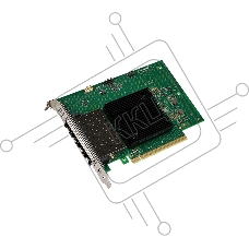 Сетевая карта Intel E810-XXVDA4, 4xSFP28 ports, 25GbE, PCI-E x16 gen3/gen4, iWARP/RoCEv2, IEEE 1588 PTP, ADQ, iSCSI, NFS, VMDq. PCI-SIG* SR-IOV Capable
