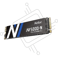 Накопитель SSD Netac NV5000-N, 2Tb, M.2 2280, PCIe 4.0 x4, NVMe, R/W 4800/4400, с радиатором