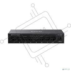 Коммутатор облачный управляемый Tenda TEG2208D 8x1 Gbит/с, настольный, металлический корпус
