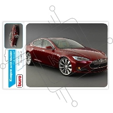 Коврик для мыши Buro BU-M90002 пластиковый автомобиль 230х180х2мм