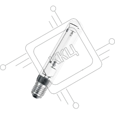 Лампа газоразрядная натриевая NAV-T 400Вт трубчатая 2000К E40 OSRAM 4058075036666