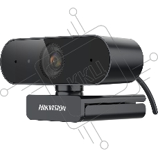 Камера Web Hikvision DS-U02 черный 2Mpix (1920x1080) USB2.0 с микрофоном для ноутбука