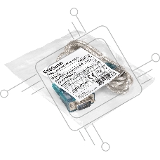 Кабель-адаптер USB 2.0-RS232 ExeGate EX-UAS-1.8 (Am/DB9M, 1,8м, крепеж разъема - винты)