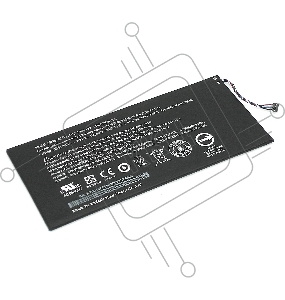 Аккумуляторная батарея для планшета Acer Iconia One 7 B1-730 (1ICP/. 4/65/14) 3.8V 3680mAh