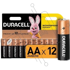 Элемент питания алкалиновый LR MN 1500/LR6 BASIC BP-12 (блист.12шт) Duracell C0037388