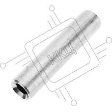 Гильза кабельная медная луженая ГМЛ 25-7 (25мм² - Ø7мм) ГОСТ 23469.3-79 (в упак. 100 шт.) REXANT
