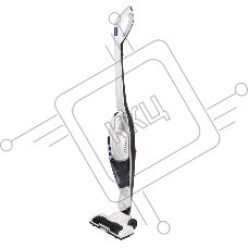 Пылесос вертикальный Endever SkyClean VC-300 белый/черный, питание от аккумулятора, 75 Вт, уборка сухая, пылесборник 0.8 л