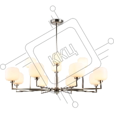 Люстра Ambrella light LH53005/12 SN/FR сатин никель/белый матовый G9*12 max 40W D910*680
