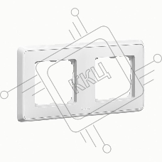 Cariva DIY Рамка 2 поста белая  695972  Legrand
