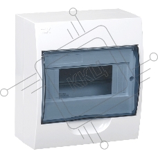 Корпус модульный пластиковый навесной ЩРН-П-8 IEK MKP12-N-08-40-20, 8 модулей, IP41