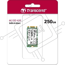 Накопитель SSD M.2 Transcend 250Gb MTS425 TS250GMTS425S (SATA3, up to 500/330MBs, 3D NAND, 90TBW, 22x42мм)