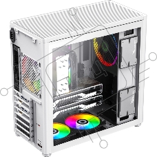 Компьютерный корпус GameMax Spark Pro Full White без БП (Midi Tower, ATX, Белый, USB3.0+Type C, Зак. стекло)
