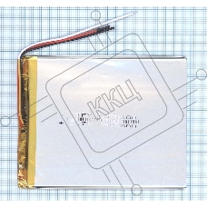 Аккумулятор Li-Pol (батарея) 3*85*100мм 3pin 3.7V/3500mAh