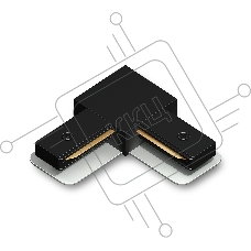 GL7164 BK черный матовый коннектор угловой для однофазного шинопровода Standard 220V NEW 70*70*20
