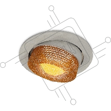 Комплект встраиваемого поворотного светильника Ambrella light XC7653064 SGR/CF серый песок/кофе MR16 GU5.3 (C7653, N7195)